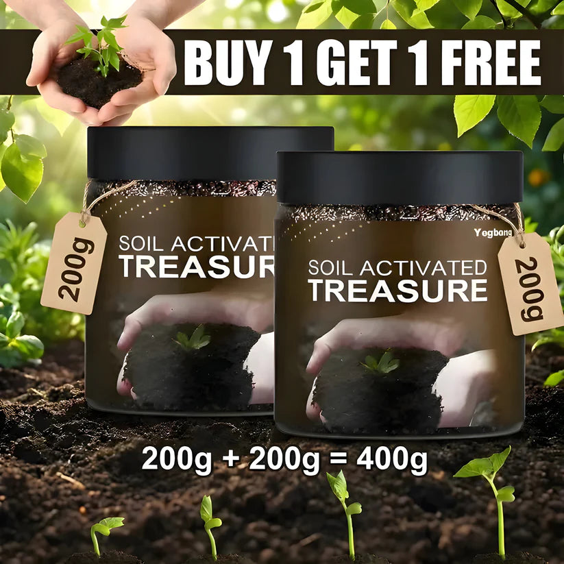 Soil Activated Treasure Premium Soil Activator 200gram (Pack of 2)
